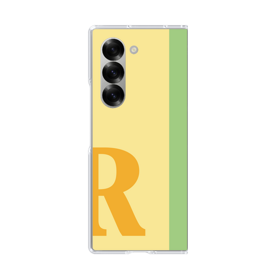 Clear Case［ オリジナル - initial color line - R yellow ］