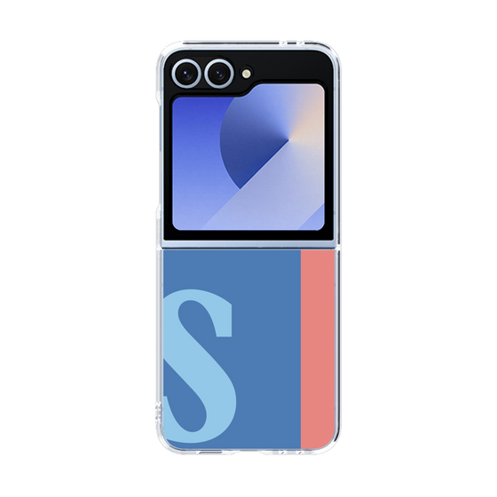 Clear Case［ オリジナル - initial color line - S blue ］