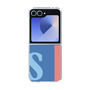 Clear Case［ オリジナル - initial color line - S blue ］