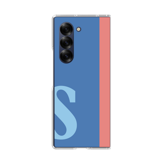 Clear Case［ オリジナル - initial color line - S blue ］