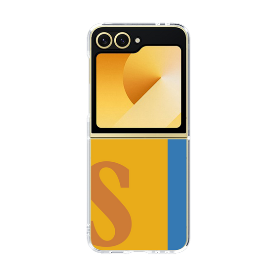 Clear Case［ オリジナル - initial color line - S orange ］