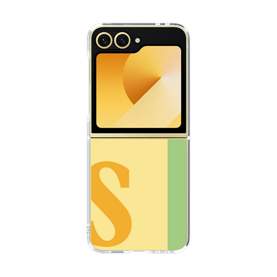 Clear Case［ オリジナル - initial color line - S yellow ］