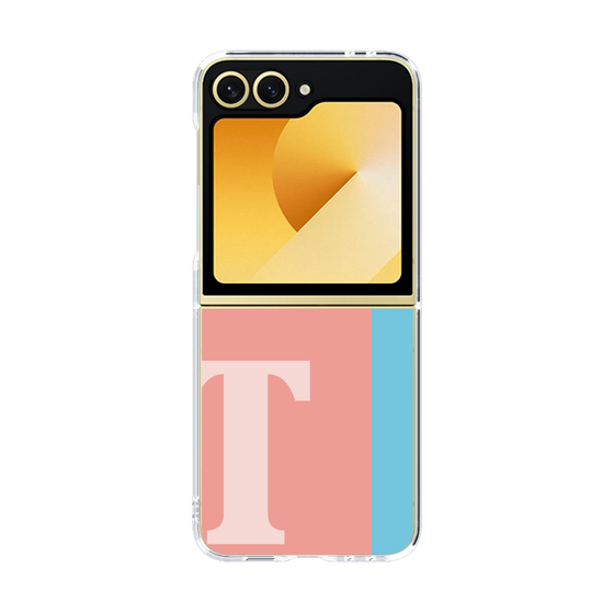 Clear Case［ オリジナル - initial color line - T pink ］