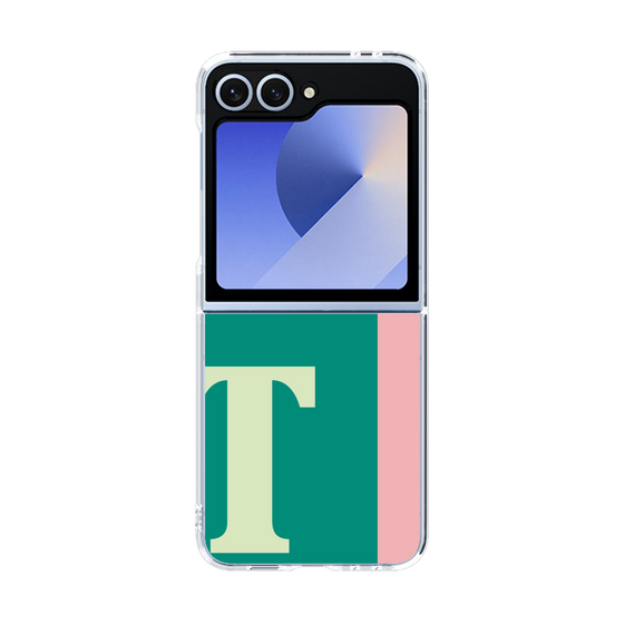 Clear Case［ オリジナル - initial color line - T green ］