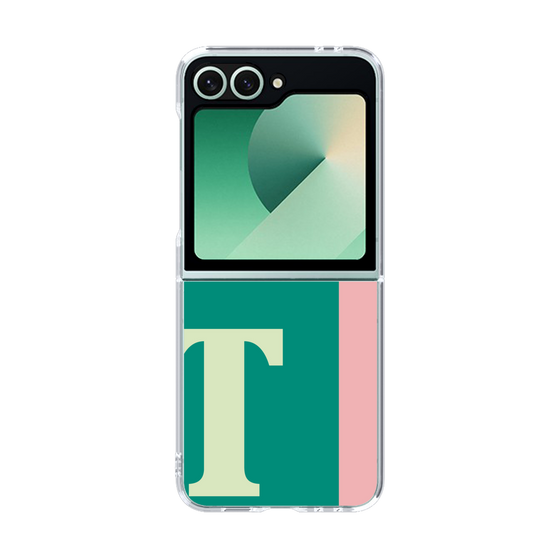 Clear Case［ オリジナル - initial color line - T green ］