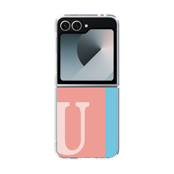 Clear Case［ オリジナル - initial color line - U pink ］