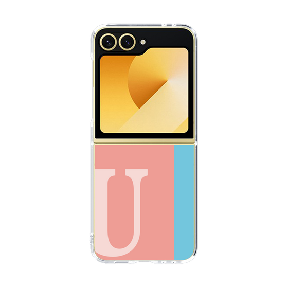 Clear Case［ オリジナル - initial color line - U pink ］