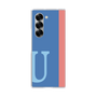 Clear Case［ オリジナル - initial color line - U blue ］