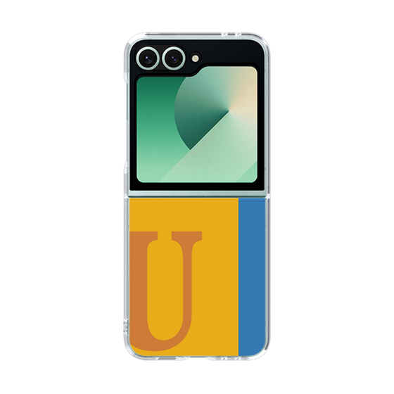 Clear Case［ オリジナル - initial color line - U orange ］