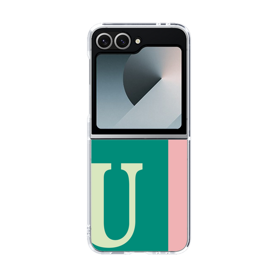 Clear Case［ オリジナル - initial color line - U green ］