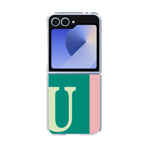 Clear Case［ オリジナル - initial color line - U green ］