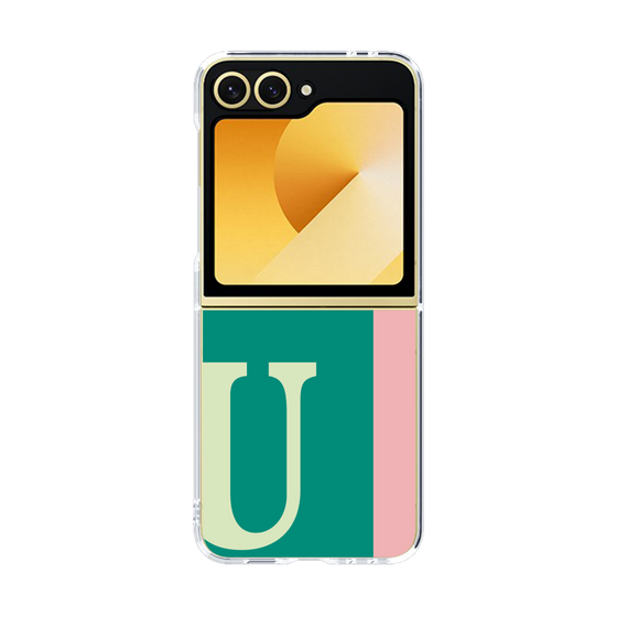 Clear Case［ オリジナル - initial color line - U green ］