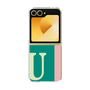 Clear Case［ オリジナル - initial color line - U green ］