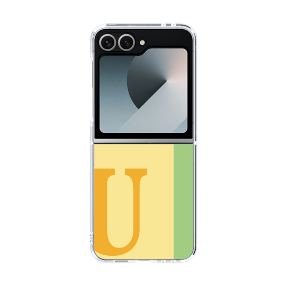 Clear Case［ オリジナル - initial color line - U yellow ］