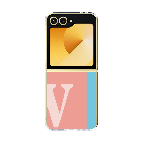 Clear Case［ オリジナル - initial color line - V pink ］