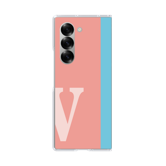 Clear Case［ オリジナル - initial color line - V pink ］
