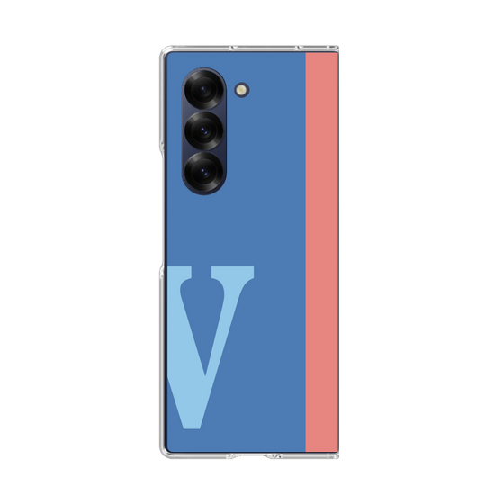 Clear Case［ オリジナル - initial color line - V blue ］