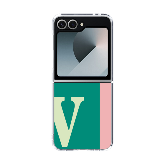 Clear Case［ オリジナル - initial color line - V green ］