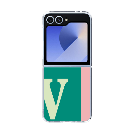 Clear Case［ オリジナル - initial color line - V green ］