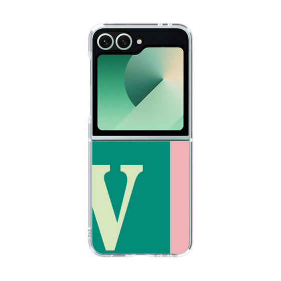 Clear Case［ オリジナル - initial color line - V green ］