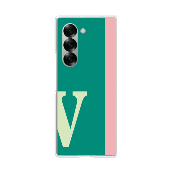 Clear Case［ オリジナル - initial color line - V green ］