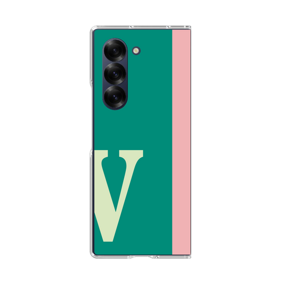 Clear Case［ オリジナル - initial color line - V green ］