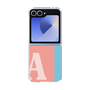 Clear Case［ オリジナル - initial color line - A pink ］