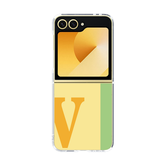 Clear Case［ オリジナル - initial color line - V yellow ］