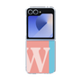 Clear Case［ オリジナル - initial color line - W pink ］