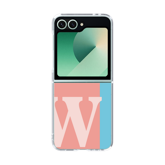 Clear Case［ オリジナル - initial color line - W pink ］