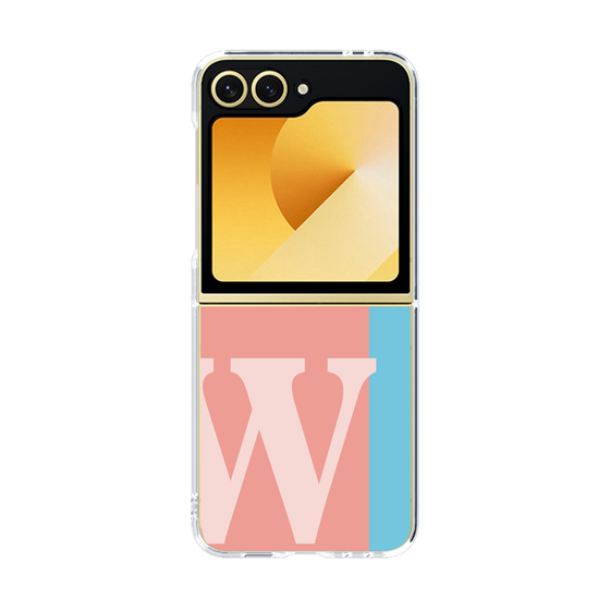 Clear Case［ オリジナル - initial color line - W pink ］