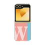 Clear Case［ オリジナル - initial color line - W pink ］
