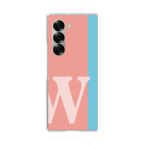 Clear Case［ オリジナル - initial color line - W pink ］