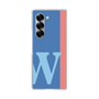 Clear Case［ オリジナル - initial color line - W blue ］