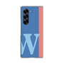 Clear Case［ オリジナル - initial color line - W blue ］