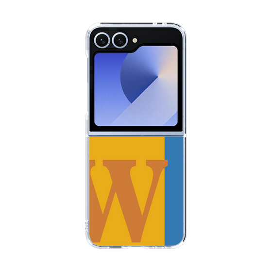 Clear Case［ オリジナル - initial color line - W orange ］