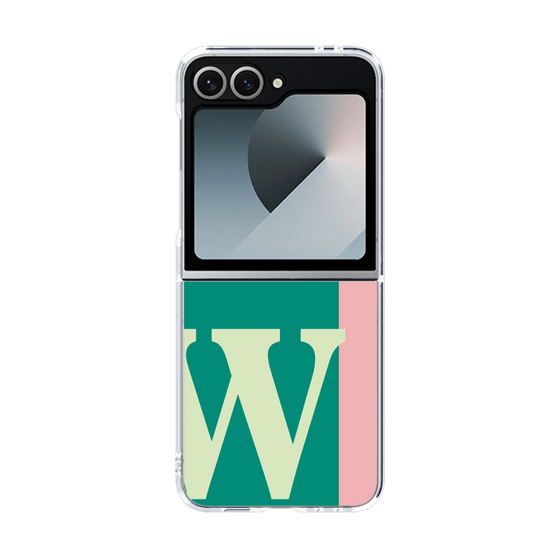Clear Case［ オリジナル - initial color line - W green ］