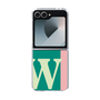Clear Case［ オリジナル - initial color line - W green ］