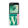 Clear Case［ オリジナル - initial color line - W green ］