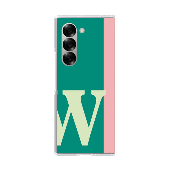 Clear Case［ オリジナル - initial color line - W green ］