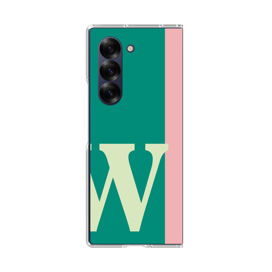 Clear Case［ オリジナル - initial color line - W green ］
