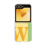 Clear Case［ オリジナル - initial color line - W yellow ］