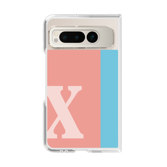 Clear Case［ Original - initial color line - X pink ］