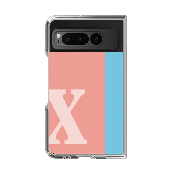 Clear Case［ Original - initial color line - X pink ］
