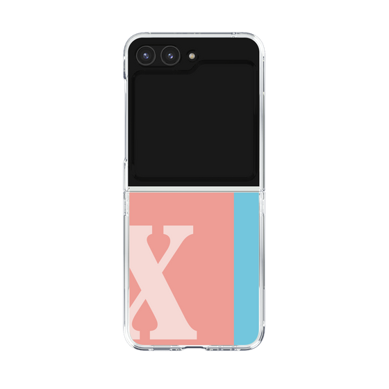 Clear Case［ Original - initial color line - X pink ］