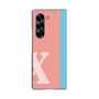 Clear Case［ オリジナル - initial color line - X pink ］