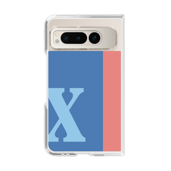 Clear Case［ Original - initial color line - X blue ］