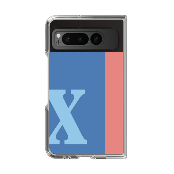Clear Case［ Original - initial color line - X blue ］