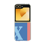 Clear Case［ オリジナル - initial color line - X blue ］
