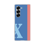 Clear Case［ オリジナル - initial color line - X blue ］